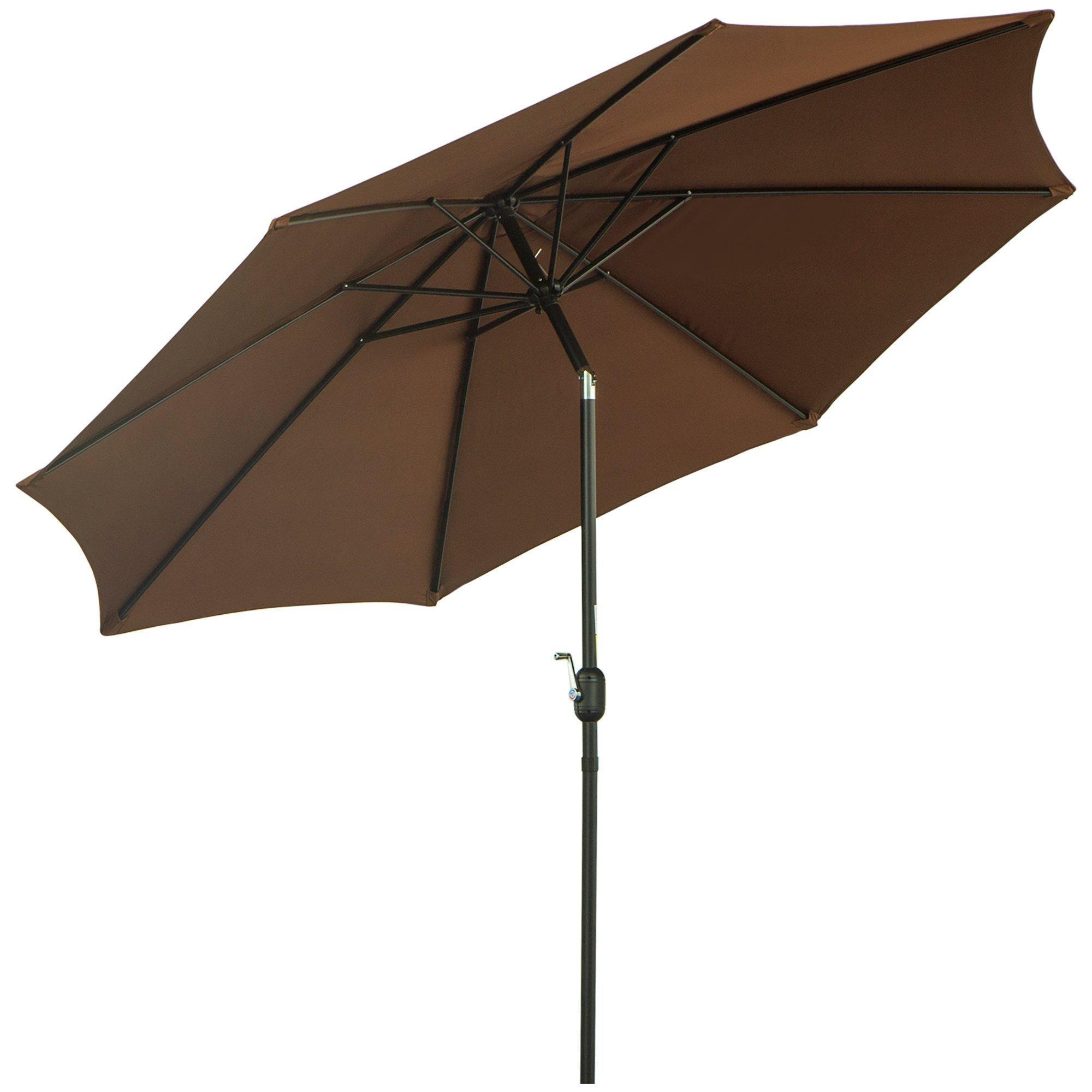 3(m) Patio Umbrella Outdoor Sunshade Canopywith Tilt & Crank - image 1