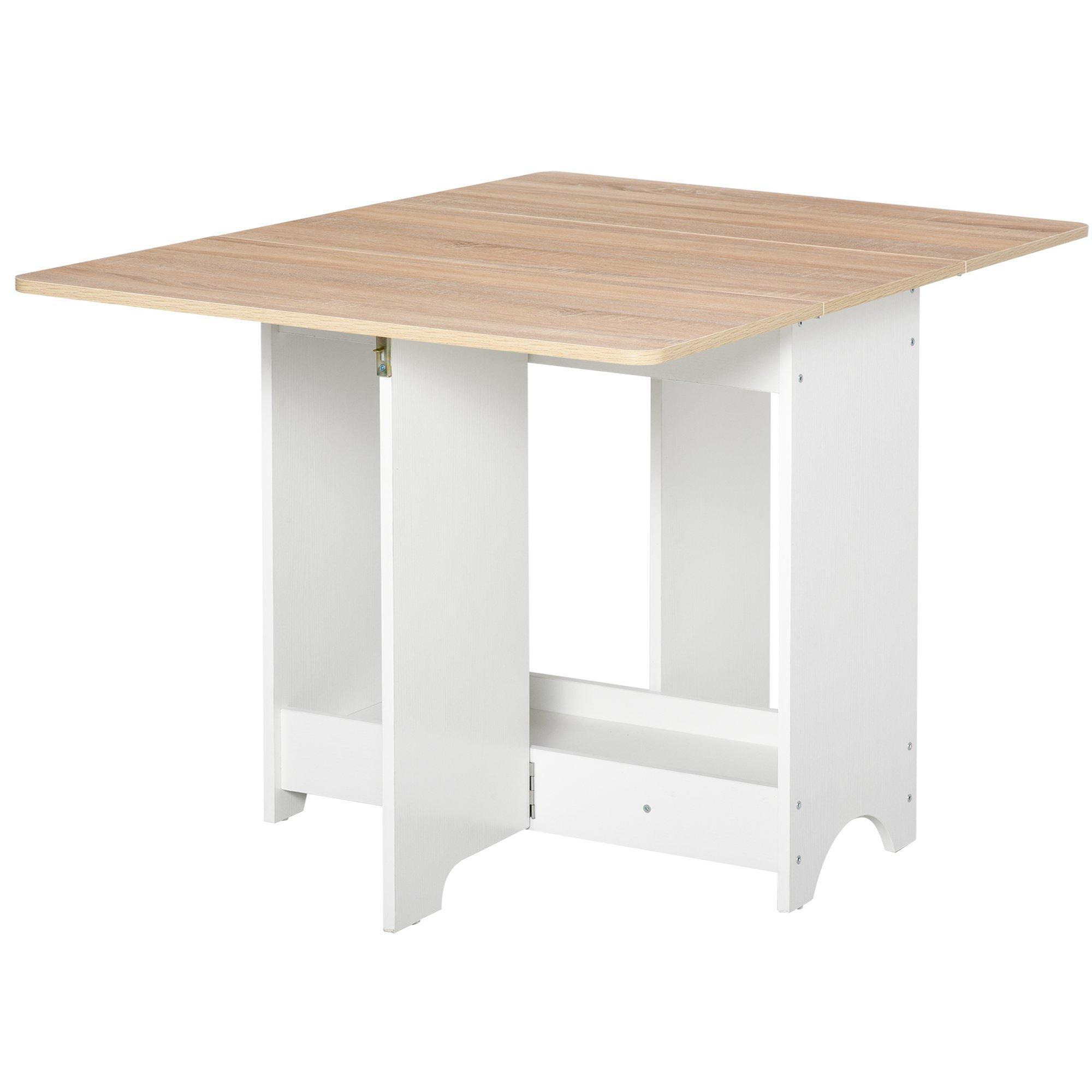 Drop Leaf Dining Table Folding Desk Foldable Bar Table - image 1