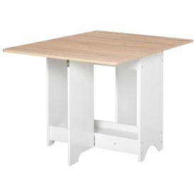Drop Leaf Dining Table Folding Desk Foldable Bar Table - thumbnail 3