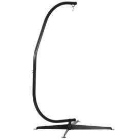 Hammock Chair Stand Only Heavy Duty Metal C-Stand Indoor or Outdoor