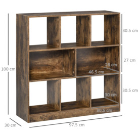 Storage Shelf 3-Tier Bookcase Display Rack Home Organizer - thumbnail 3