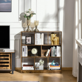 Storage Shelf 3-Tier Bookcase Display Rack Home Organizer - thumbnail 2