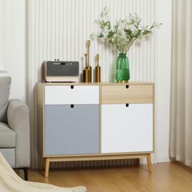 Sideboard Storage Cabinet Kitchen Cupboard with Drawers for Bedroom - thumbnail 3