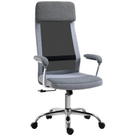 Office Chair Mesh High Back Swivel Task PC Desk Chair Home and Arm - thumbnail 1