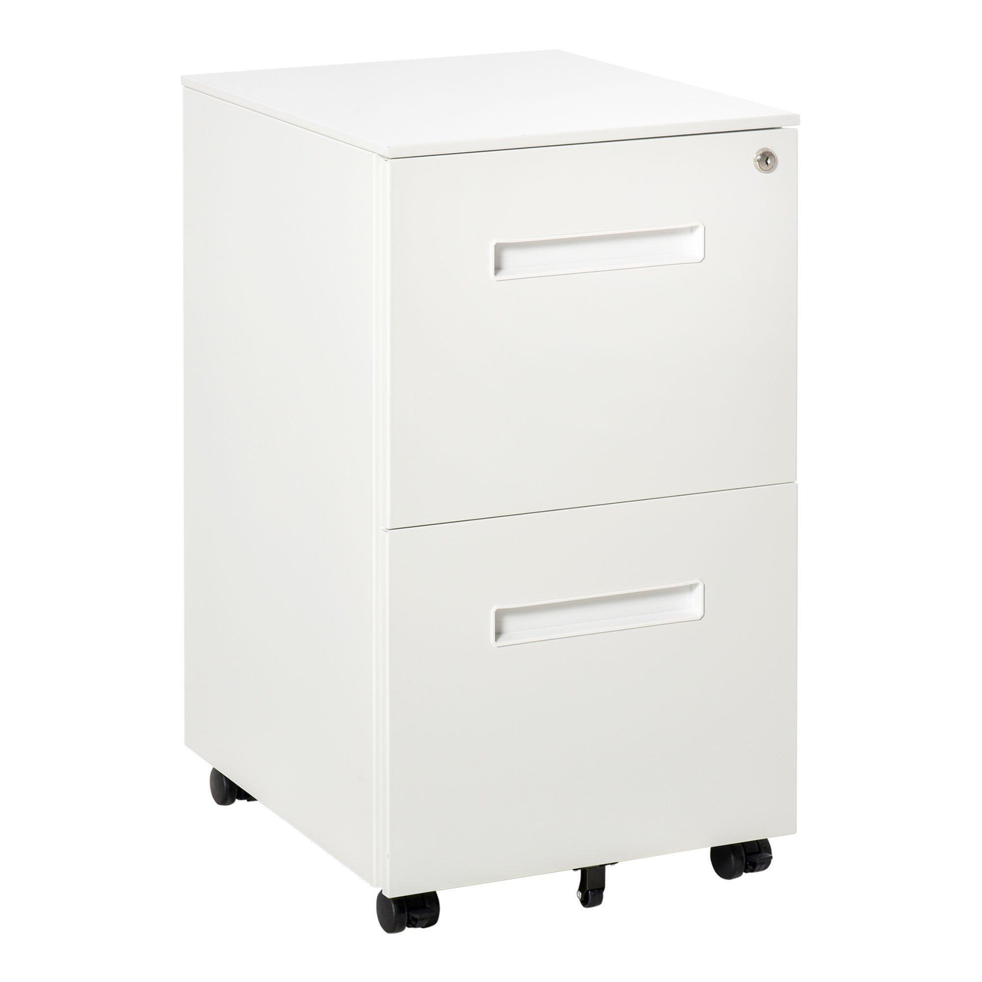 Mobile File Cabinet Home Filing Furniture with Adjustable Partition - image 1