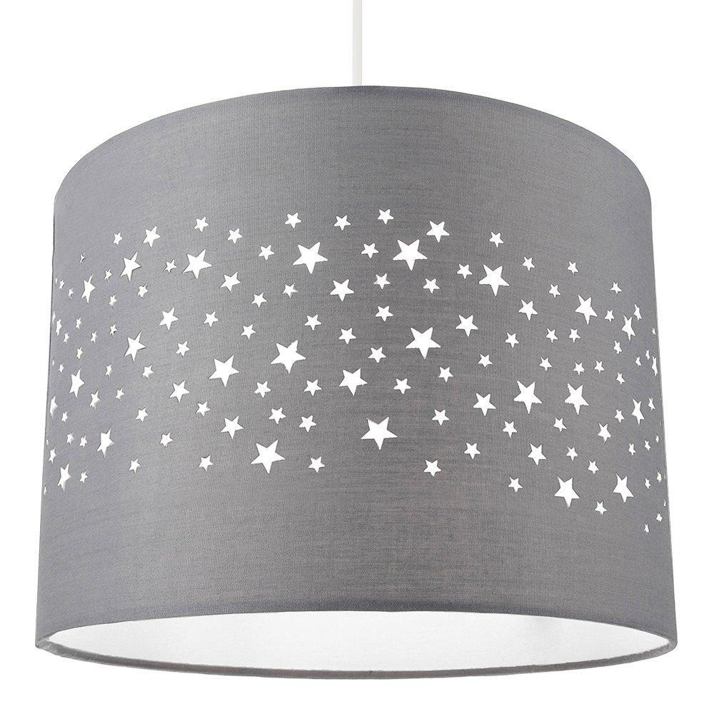 Stars Decorated Children/Kids Soft Cotton Bedroom Pendant or Lamp Shade - image 1