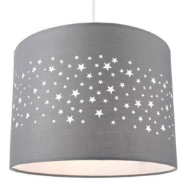 Stars Decorated Children/Kids Soft Cotton Bedroom Pendant or Lamp Shade - thumbnail 2