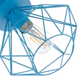 Industrial Basket Cage Designed Metal Ceiling Pendant Light Shade - thumbnail 3