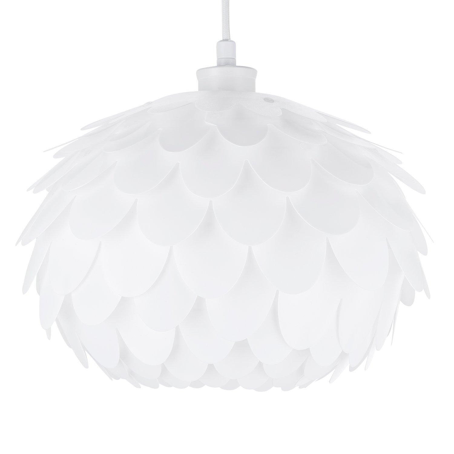 Modern Designer White Cloud Effect Polypropylene Ceiling Pendant Lamp Shade - image 1