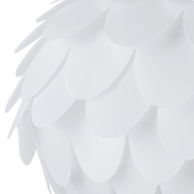 Modern Designer White Cloud Effect Polypropylene Ceiling Pendant Lamp Shade - thumbnail 3