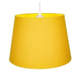 Traditional Linen Fabric Drum Shade for Pendant &  Lampshade - thumbnail 2