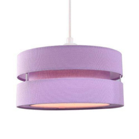 Contemporary Quality Linen Fabric Triple Tier Ceiling Pendant Light Shade - thumbnail 2