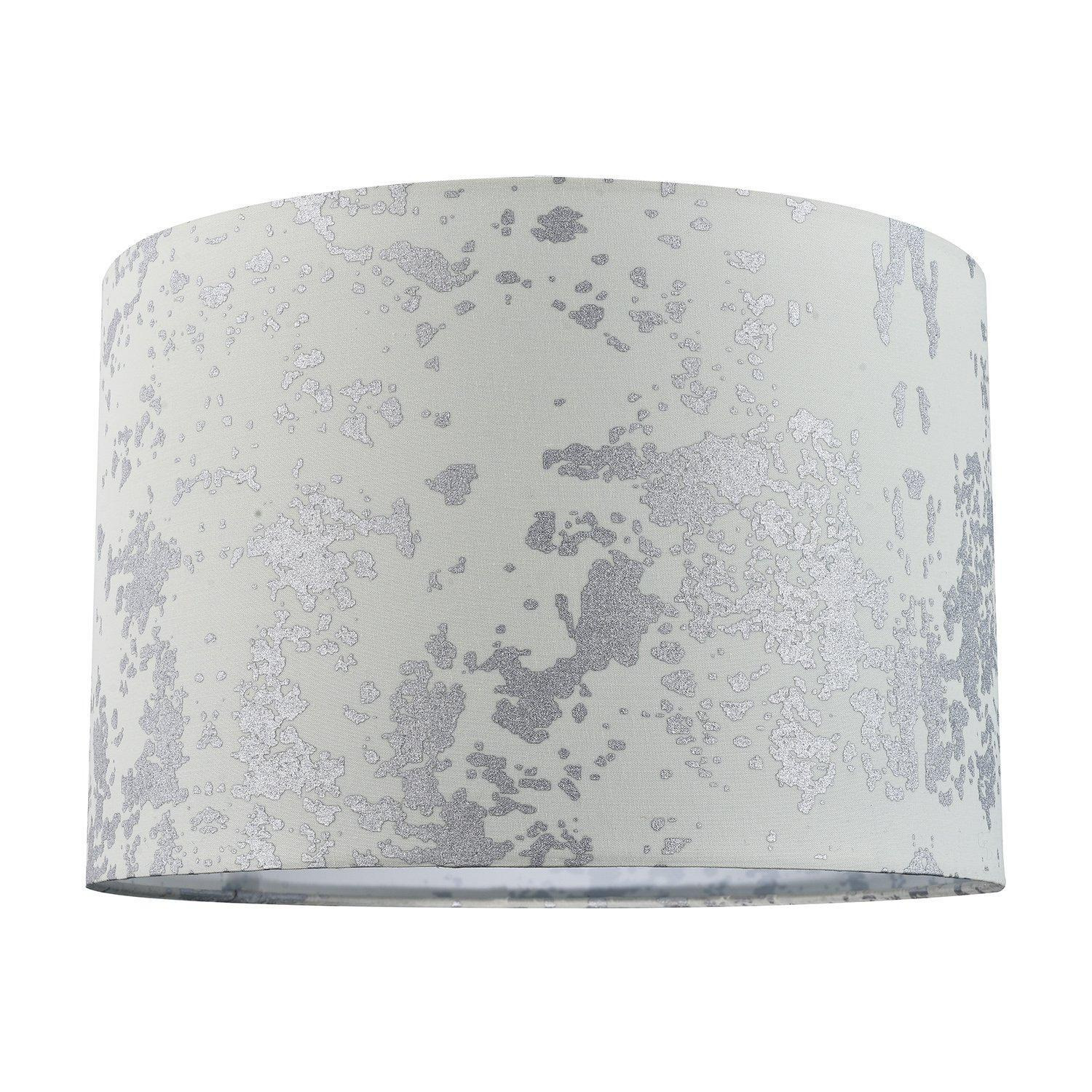 Modern Cotton Fabric Lamp Shade with Delicate Foil Decor for Table or Ceiling - image 1