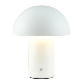 Modern Rechargeable Mushroom Table Lamp with Touch Dimmer Button