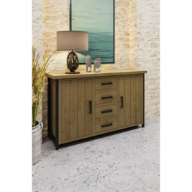 Handmade Driftwood Solid Pine Large Sideboard