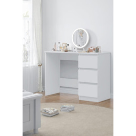 Matt Dressing Table Desk With 3 Large Drawers