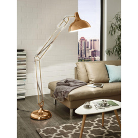 Table Desk Lamp Colour Copper Adjustable In Line Switch Bulb E27 1x60W - thumbnail 3