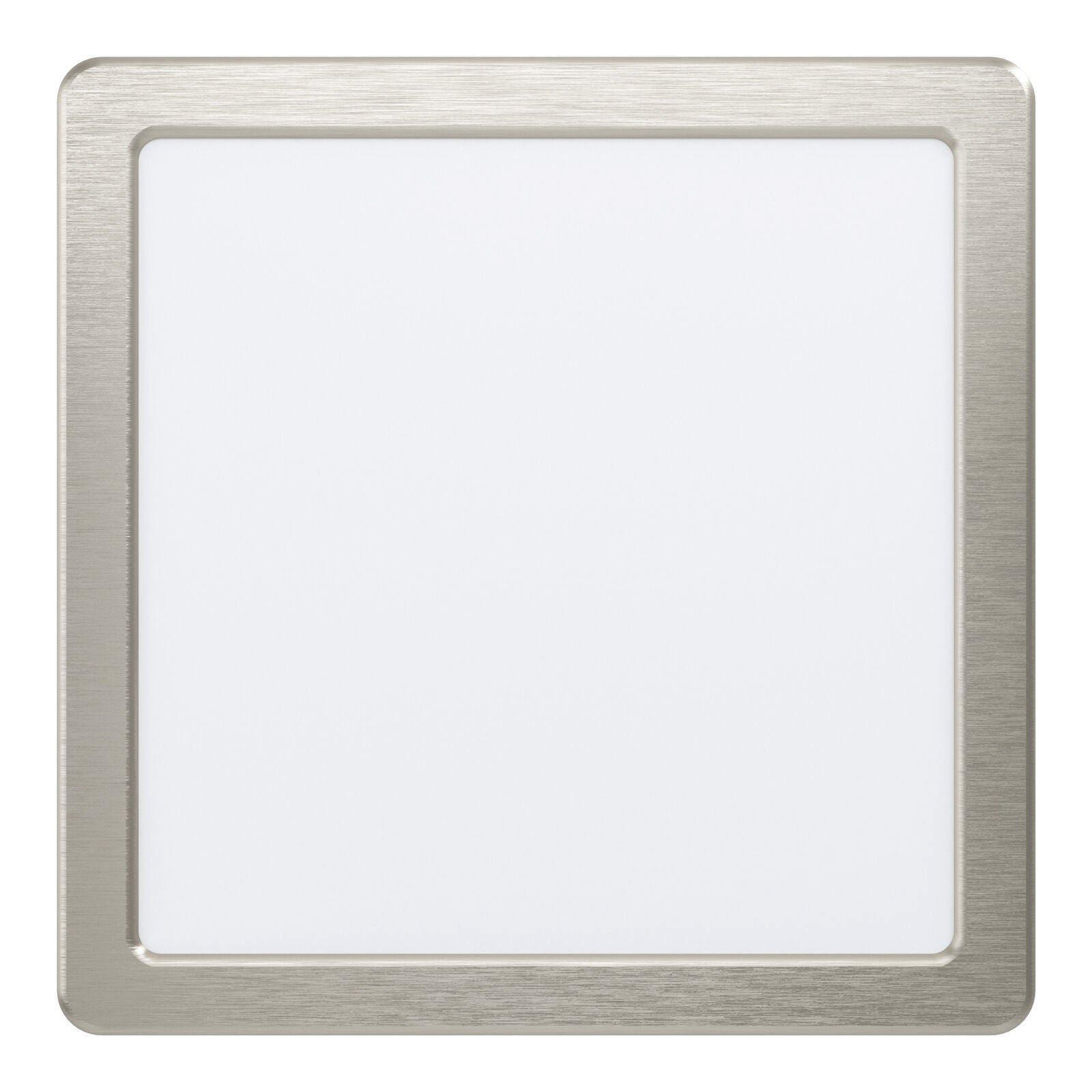 Wall / Ceiling Flush Downlight Satin Nickel Spotlight 16.5W Built in LED - image 1