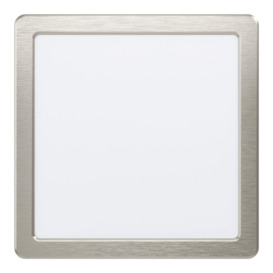 Wall / Ceiling Flush Downlight Satin Nickel Spotlight 16.5W Built in LED - thumbnail 1