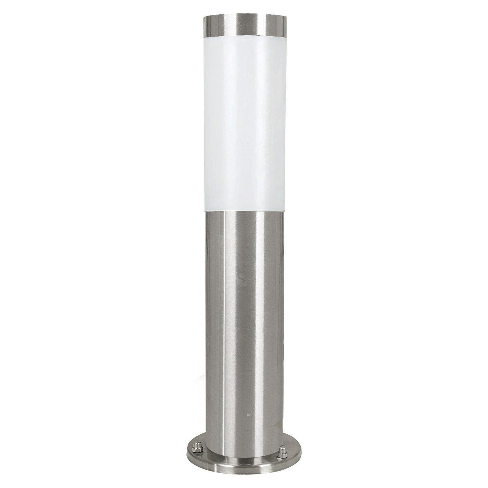 IP44 Outdoor Bollard Light Stainless Steel 12W E27 450mm Driveway Lamp Post - image 1