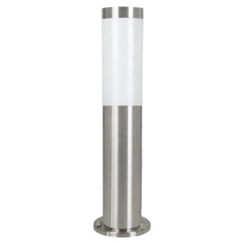 IP44 Outdoor Bollard Light Stainless Steel 12W E27 450mm Driveway Lamp Post - thumbnail 1