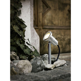 IP54 Outdoor Bollard Light Stainless Steel 1 x 5W GU10 Bulb Driveway Lamp Post - thumbnail 3