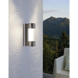 IP44 Outdoor Wall Light Stainless Steel / Glass 3.7W Built in LED Porch Lamp - thumbnail 3