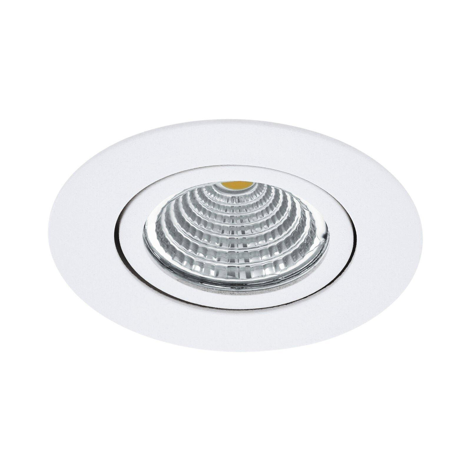 Wall / Ceiling Flush Downlight White Recess Spotlight 6W Built in LED - image 1