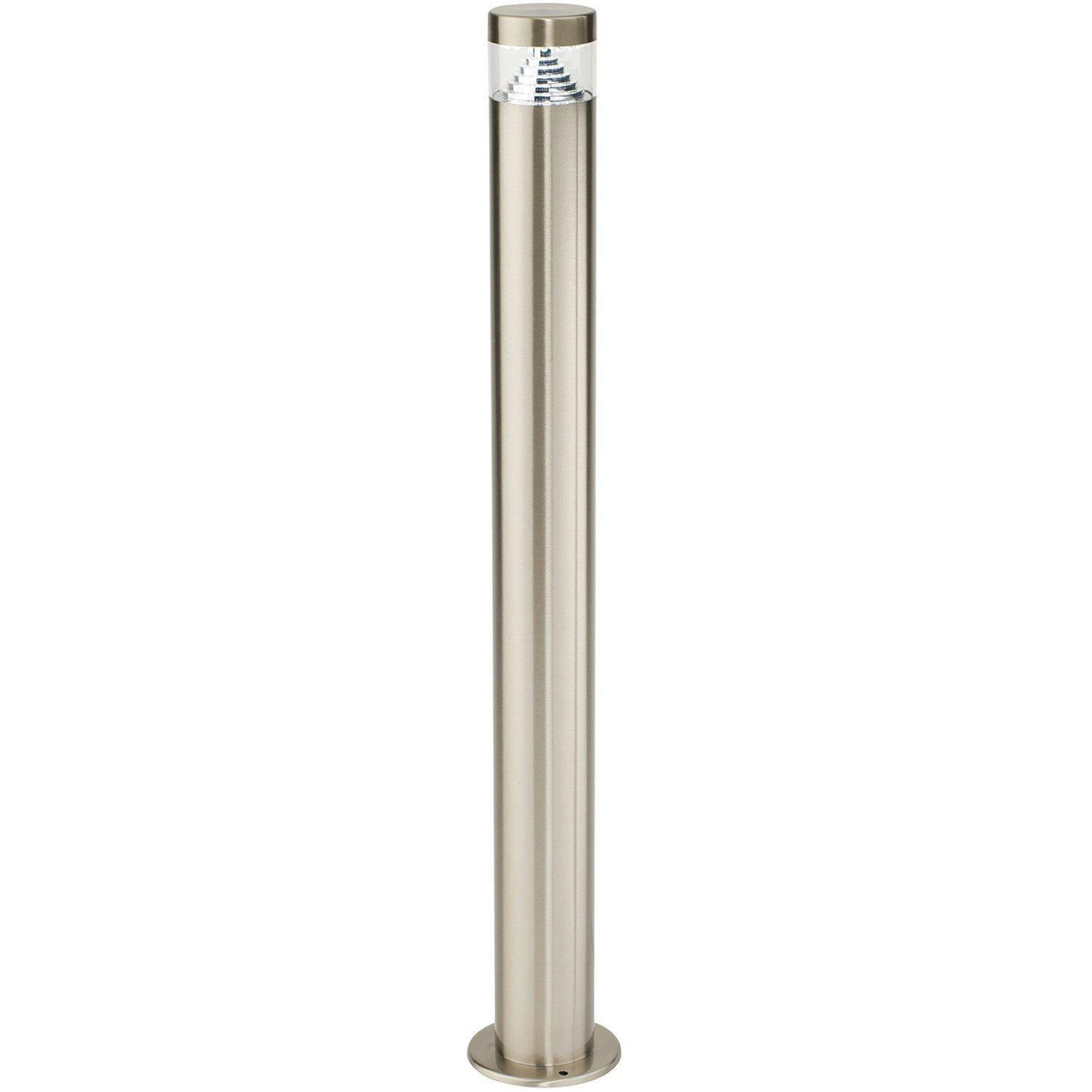 Stepped Outdoor Bollard Light - 3.3W LED Module - 800mm Height - Stainless Steel - image 1