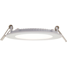 Ultra Slim Recessed Ceiling Downlight - 6W Cool White LED - IP44 Rated