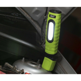 360Ã‚° Swivel Inspection Light - 14 SMD & 3W SMD LED - Twin Battery - Green - thumbnail 3