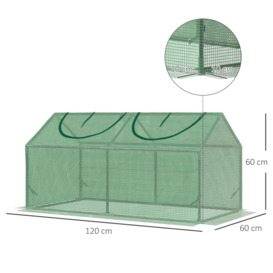 Mini Greenhouse Small Plant Grow House for Outdoor with Cover Windows - thumbnail 3