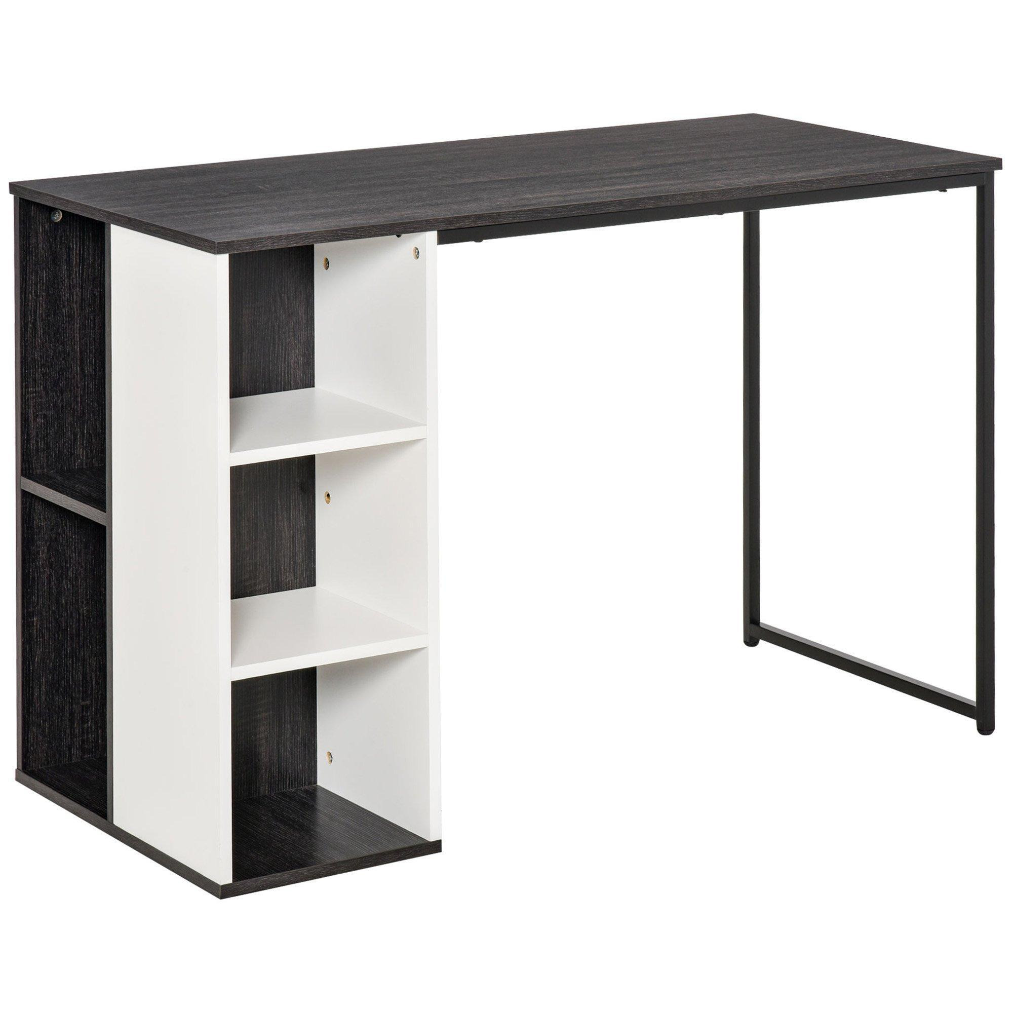 Home Office Computer Desk with Storage Shelves Writing Table - image 1