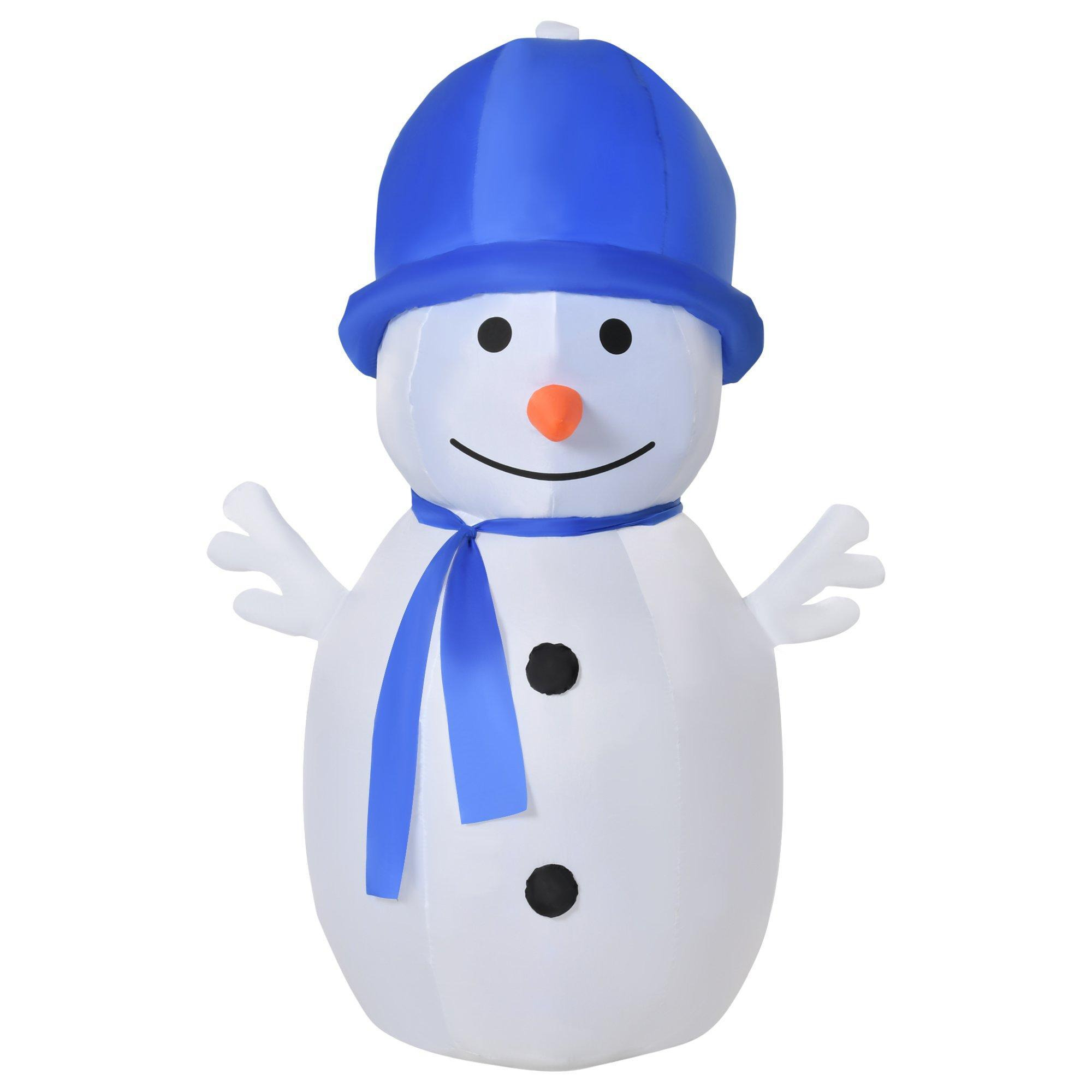 6ft Christmas Inflatable Snowman Outdoor Blow Up Decoration - image 1