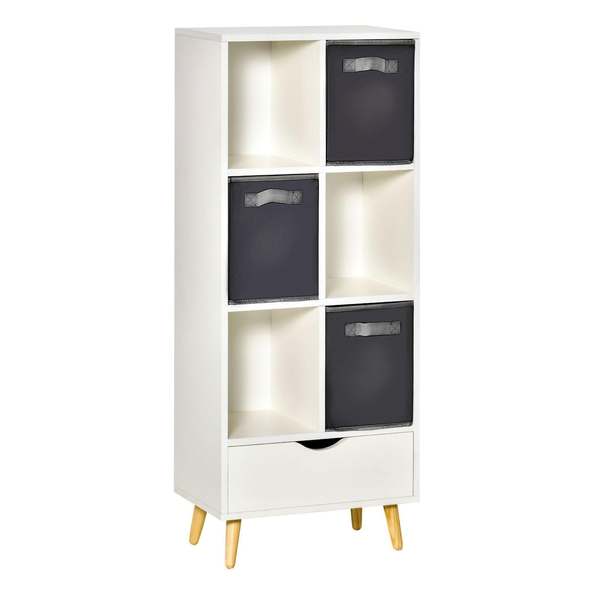 Modern Bookcase Storage Cabinets with Shelves for Home Office - image 1