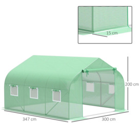 Walk In Greenhouse Cover Replacement Growhouse PE Cover - thumbnail 3