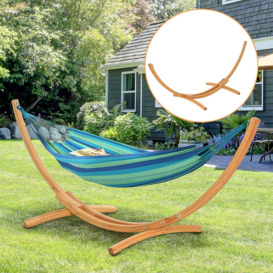3(m) Wooden Hammock Stand Universal Garden Picnic Camp Accessories - thumbnail 2
