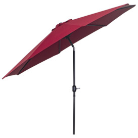 3(m) Patio Umbrella Outdoor Sunshade Canopywith Tilt & Crank - thumbnail 1