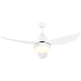 Ceiling Fan Light Reversible Airflow 3 Blades Mount Lighting Fan - thumbnail 1