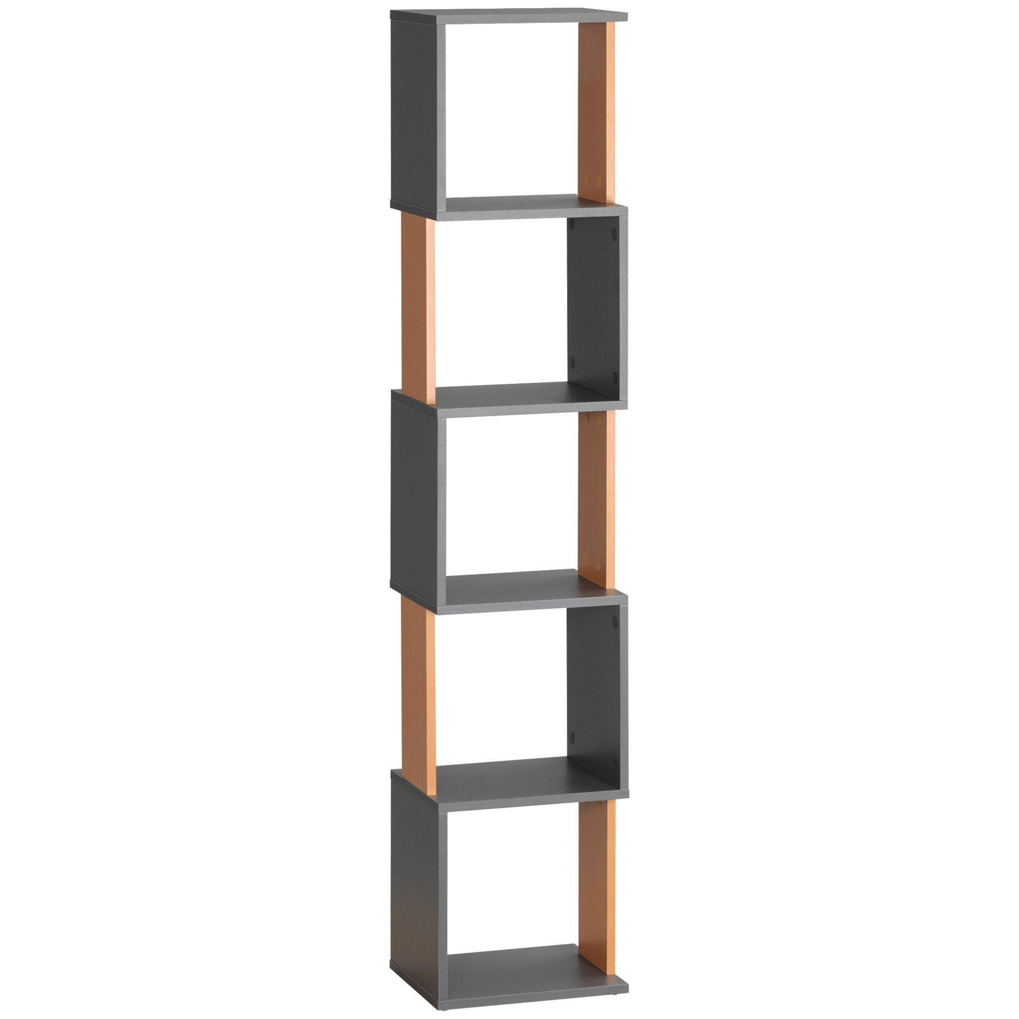 5-Tier Bookshelf Modern Bookcase Storage Shelving for Home Office - image 1