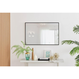 Emma Small 100x66cm Framed Rectangular Vertical Living Room Hallway Wall Mirror - thumbnail 3