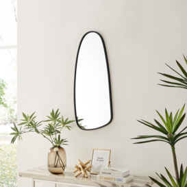 Elodie Abstract Pebble Decorative Framed Wall Mirror - thumbnail 2