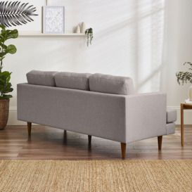 Fleur 3-Seater Solid Wood Frame Sofa Upholstered In Eco Recycled Fabric - thumbnail 3