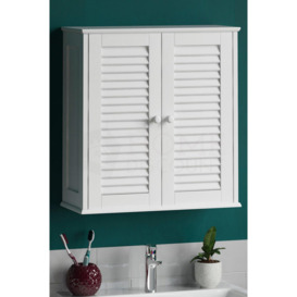 Bath Vida Liano 2 Door Wall Cabinet with Shelves Bathroom Storage