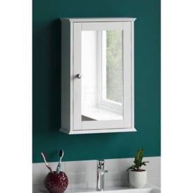 Bath Vida Priano 1 Door Mirrored Wall Cabinet With Shelf Storage Bathroom Furniture 530 x 340 x 150 mm - thumbnail 1