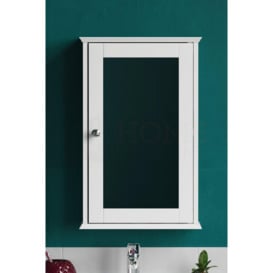 Bath Vida Priano 1 Door Mirrored Wall Cabinet With Shelf Storage Bathroom Furniture 530 x 340 x 150 mm - thumbnail 3