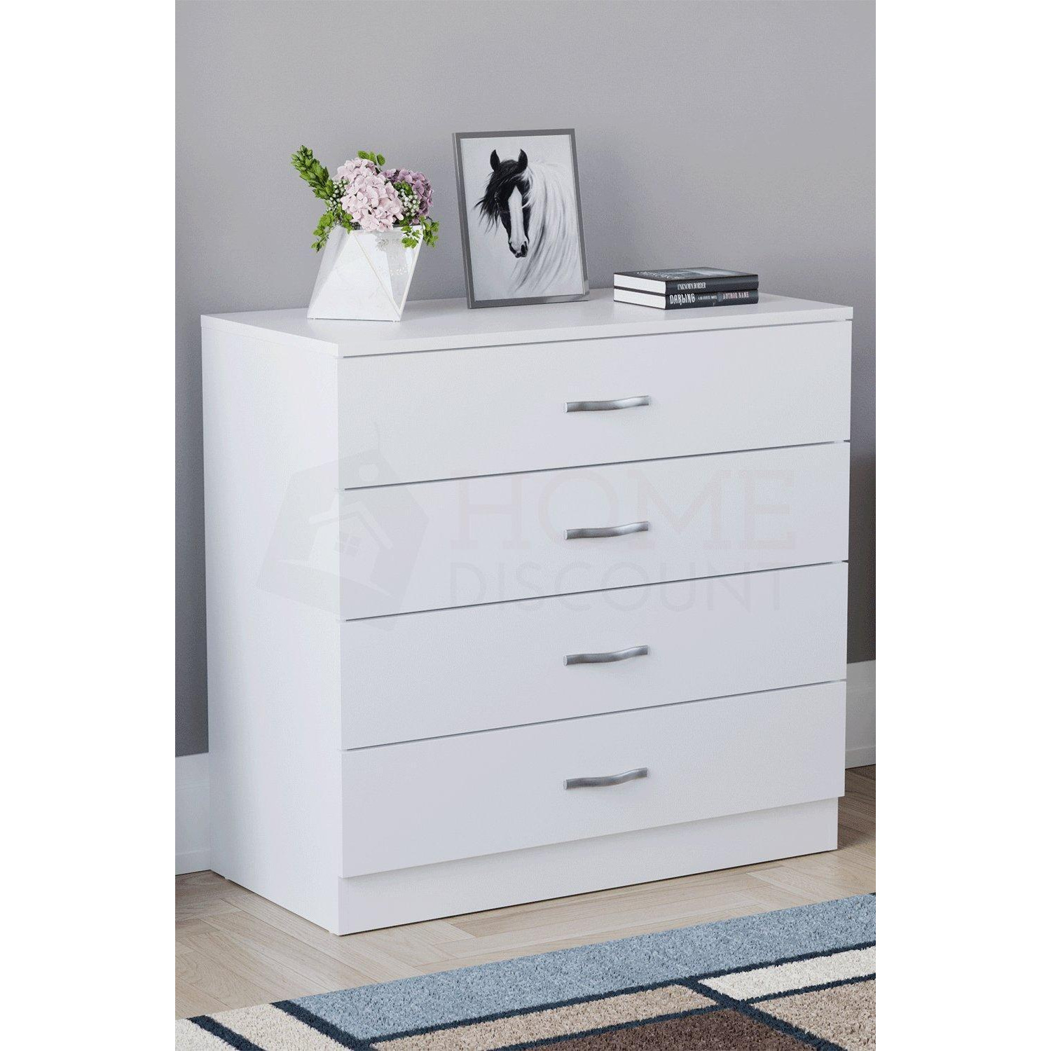 Vida Designs Riano 4 Drawer Chest of Drawers Storage Bedroom Furniture - image 1