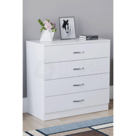 Vida Designs Riano 4 Drawer Chest of Drawers Storage Bedroom Furniture - thumbnail 1