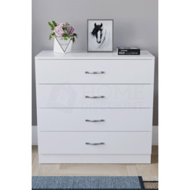 Vida Designs Riano 4 Drawer Chest of Drawers Storage Bedroom Furniture - thumbnail 3