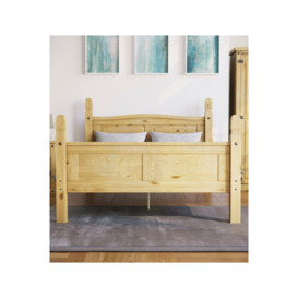 Vida Designs Corona Double Bed High Foot End Bedroom Furniture - thumbnail 3